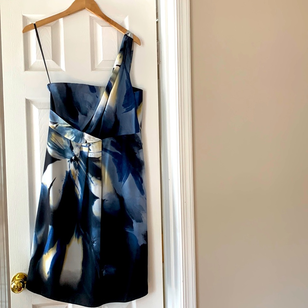 One shoulder Tahari dress